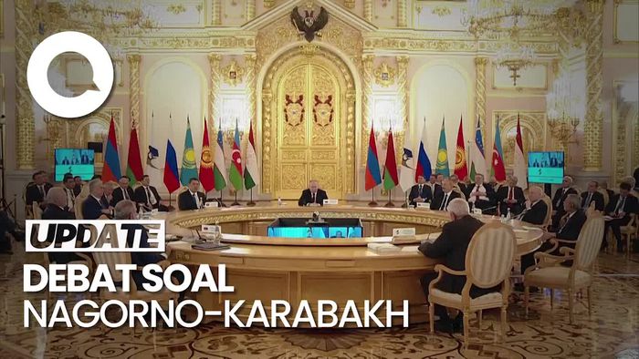 Saat PM Armenia dan Presiden Azerbaijan Debat di Depan Putin