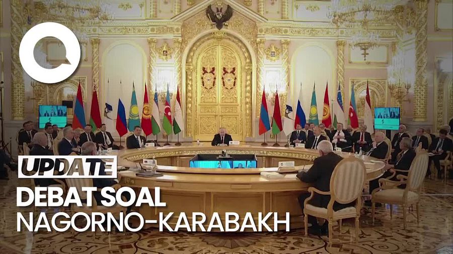 Saat PM Armenia dan Presiden Azerbaijan Debat di Depan Putin