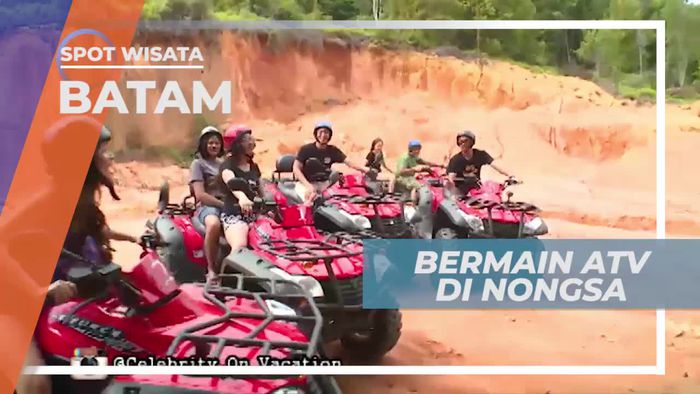 Menyusuri Kawasan Nongsa Batam Dengan Naik ATV