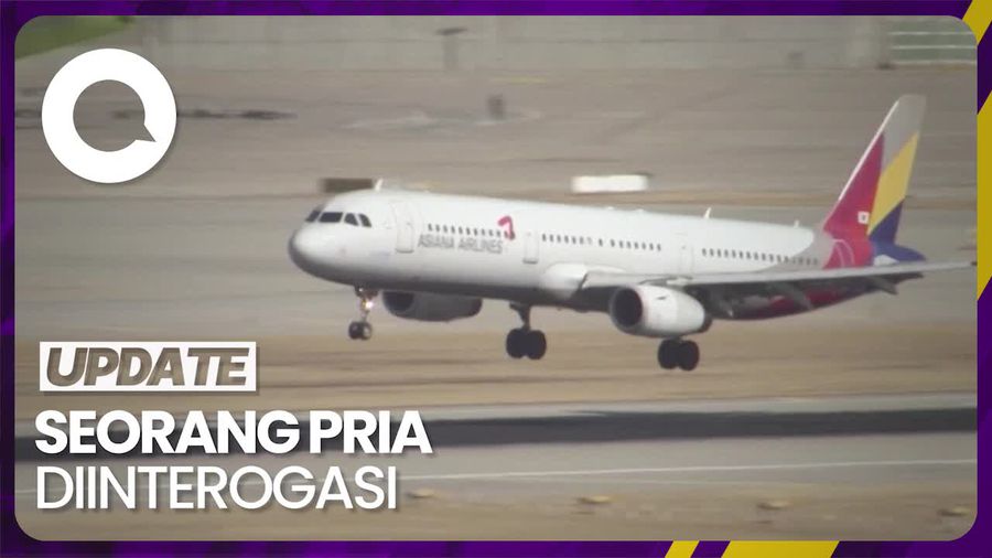 Pintu Pesawat Asiana Airlines Terbuka Sebelum Mendarat di Bandara Daegu