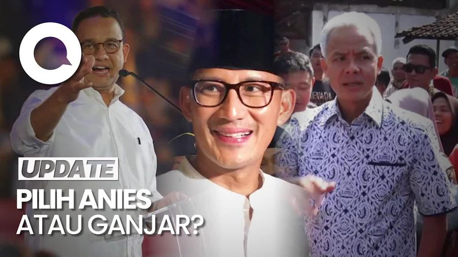 Beda Jawaban Sandiaga Saat Ditanya Jadi Cawapres Ganjar dan Anies