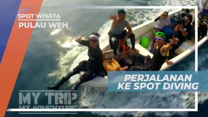Berperahu Menuju The Canyon, Salah Satu Spot Diving Terbaik di Pulau Weh