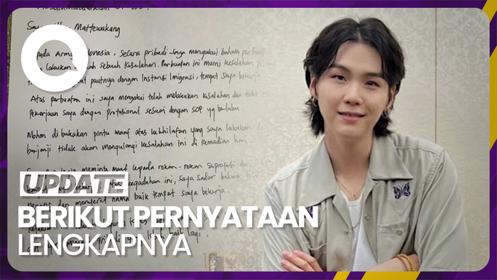 Petugas Imigrasi yang Sebarkan Foto Suga di Bandara Minta Maaf