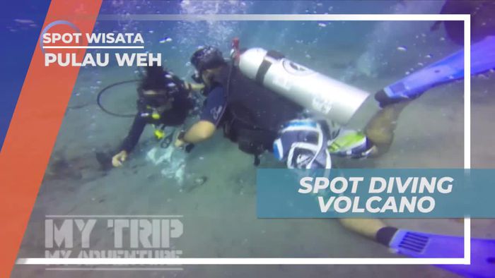Spot Diving Volcano, Gelombang Udara Dasar Laut Pulau Weh