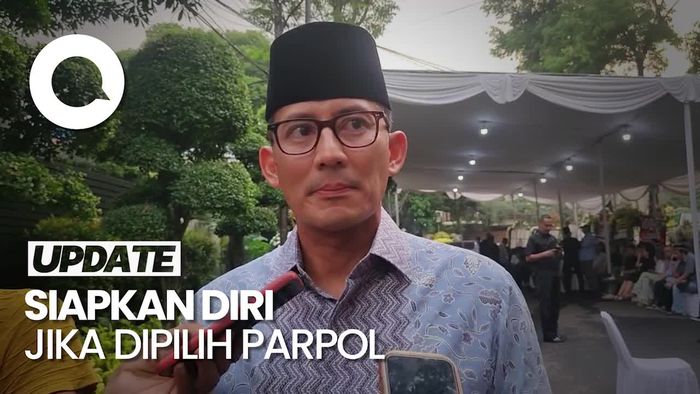 Sandi Serahkan soal Cawapres ke Pimpinan Parpol: Saya Siapkan Diri