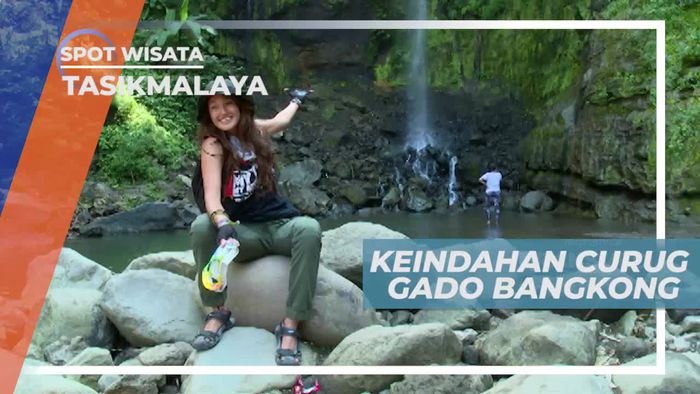 Menikmati Keindahan Curug Gado Bangkong Dengan Ketinggian 40 Meter, Tasikmalaya