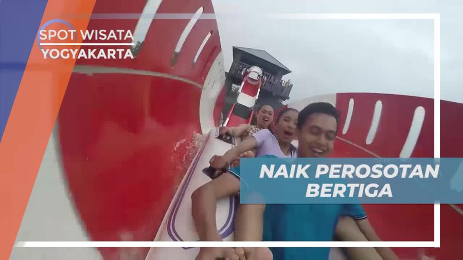 Tantangan Seru Bermain Perosotan Bertiga, Yogyakarta