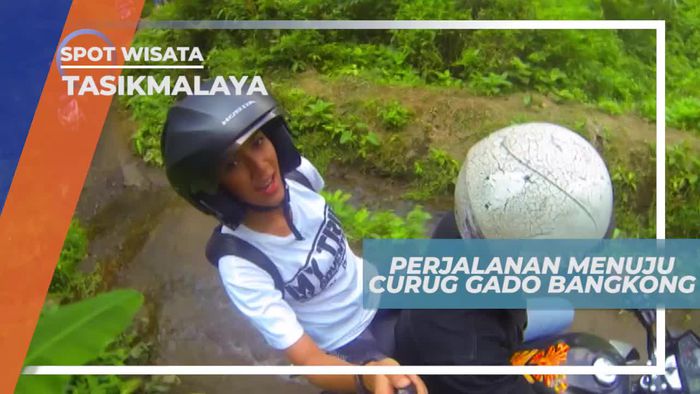 Naik Motor Menuju Curug Gado Bangkong Tasikmalaya