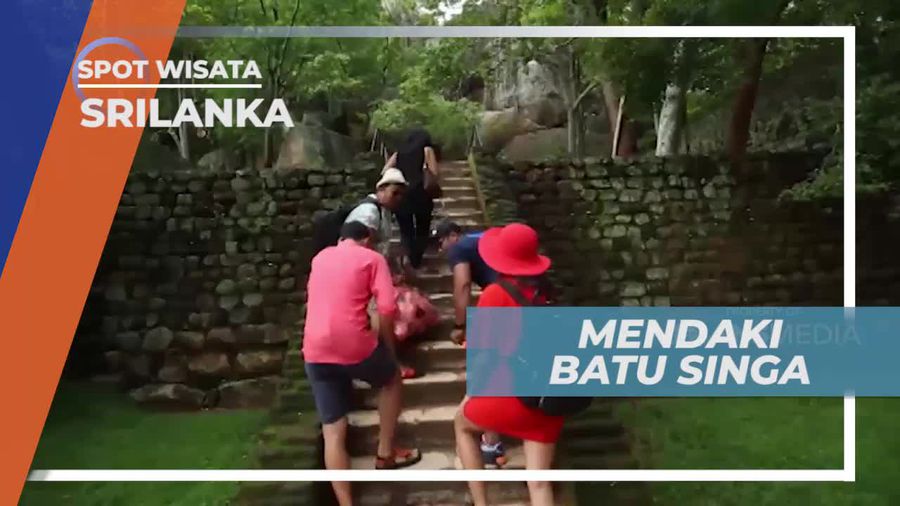 Menaiki 1200 Anak Tangga Menuju Batu Singa Srilanka