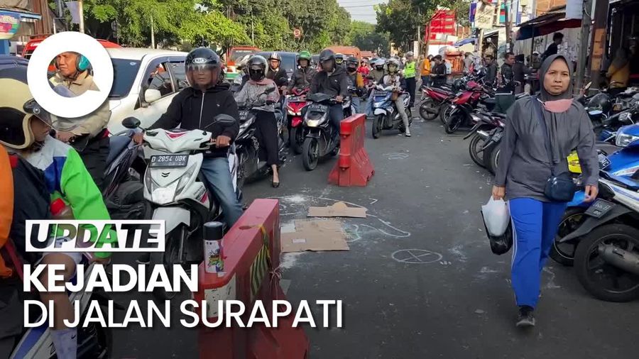 Pemotor Ngebut Bikin 2 Pengunjung Pasar Cihaurgeulis Bandung Tewas