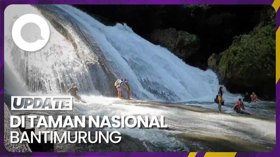 Menikmati Indahnya Air Terjun di Keliling Bukit Kars Sulsel
