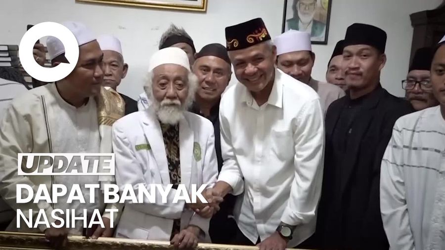 Sowan ke Ulama Banten, Ganjar Diminta Duduk di Tempat Bekas Jokowi