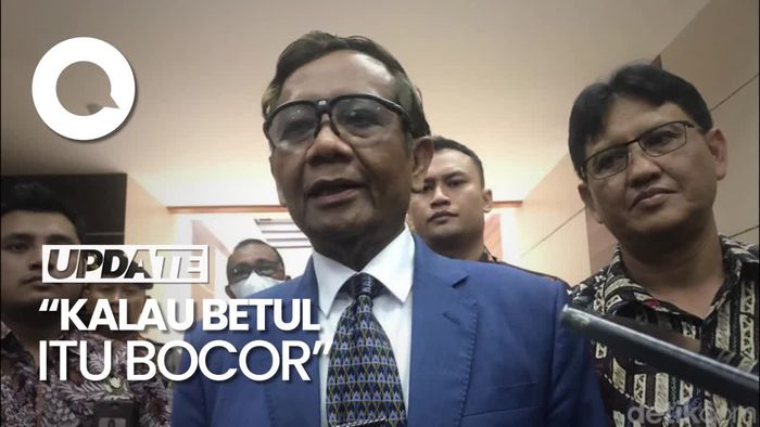 Mahfud Minta MK Usut Dugaan Kebocoran Putusan Sistem Pemilu