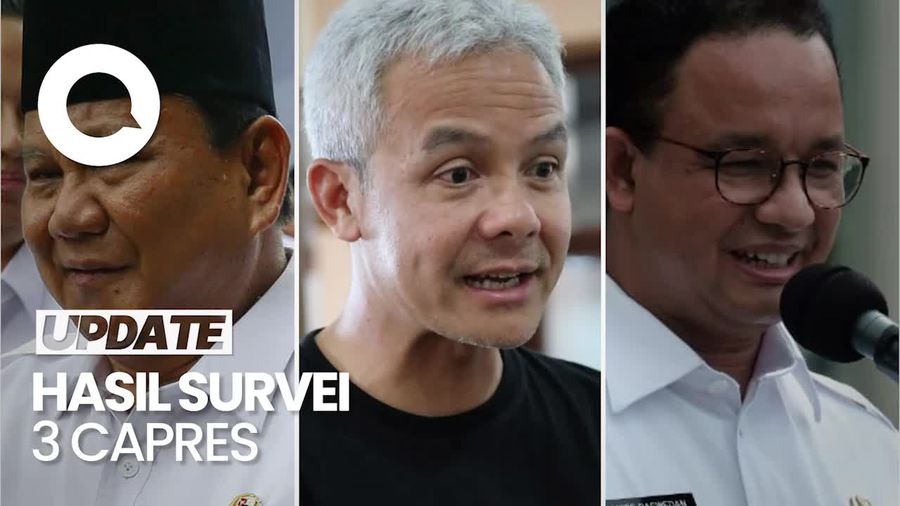 Survei Populi Center: Prabowo-Ganjar Mepet, Anies Menurun