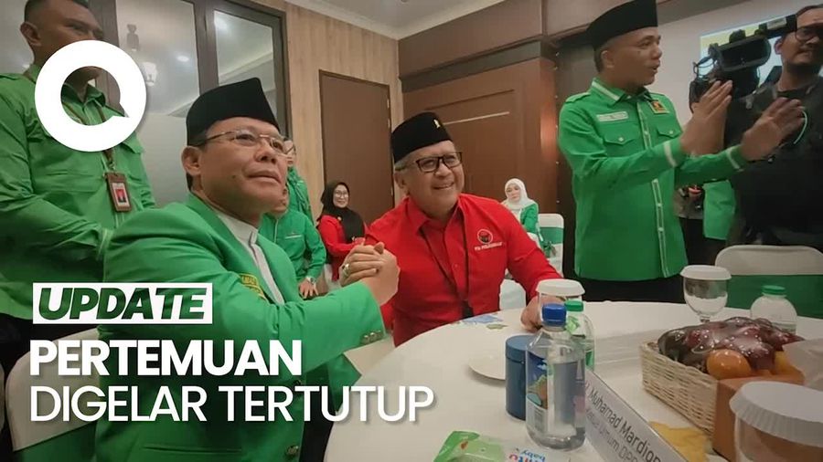 Pengurus PDIP Kunjungi Kantor PPP Bahas Pencapresan Ganjar