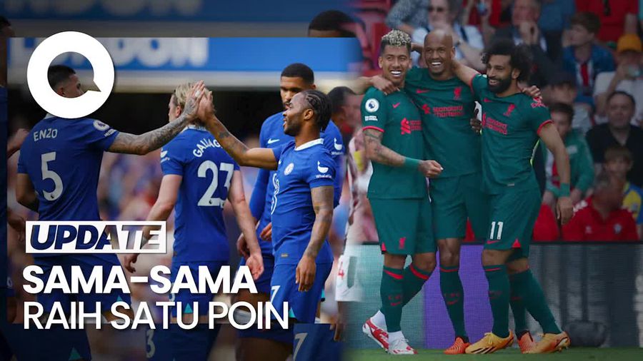Chelsea-Liverpool Kompak Tutup Musim dengan Hasil Seri