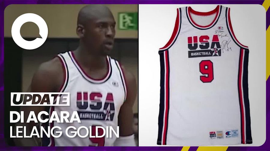 Jersey Michael Jordan saat Olimpiade 1992 di Barcelona Terjual Rp 45 M