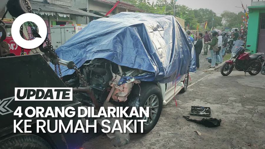 Mobil Dinas Wabup Pangandaran Terlibat Kecelakaan Beruntun di Ciamis