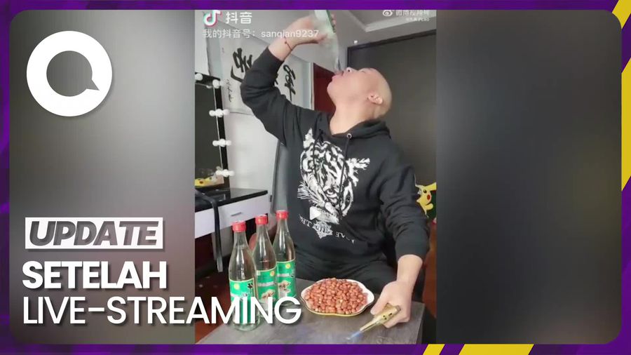 Influencer TikTok di China Meninggal Usai Minum 7 Botol Alkohol