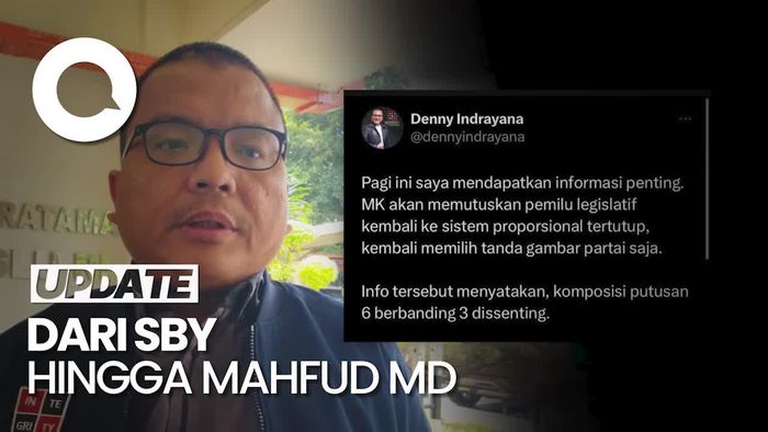 Sederet Respons Cuitan Denny Indrayana soal Putusan MK Pemilu Tertutup