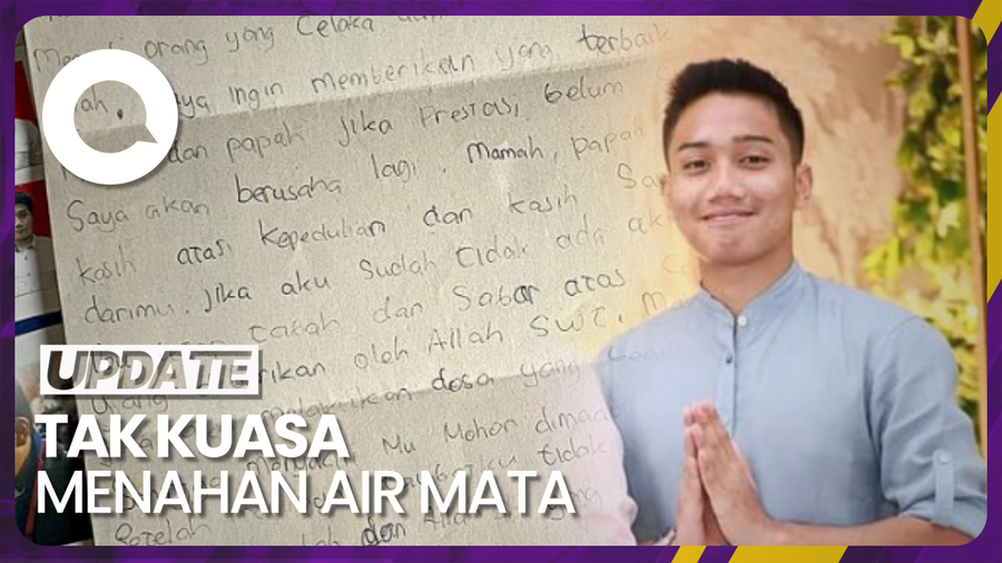 Temukan Surat Eril Saat SD, Istri Ridwan Kamil Menangis Membacanya