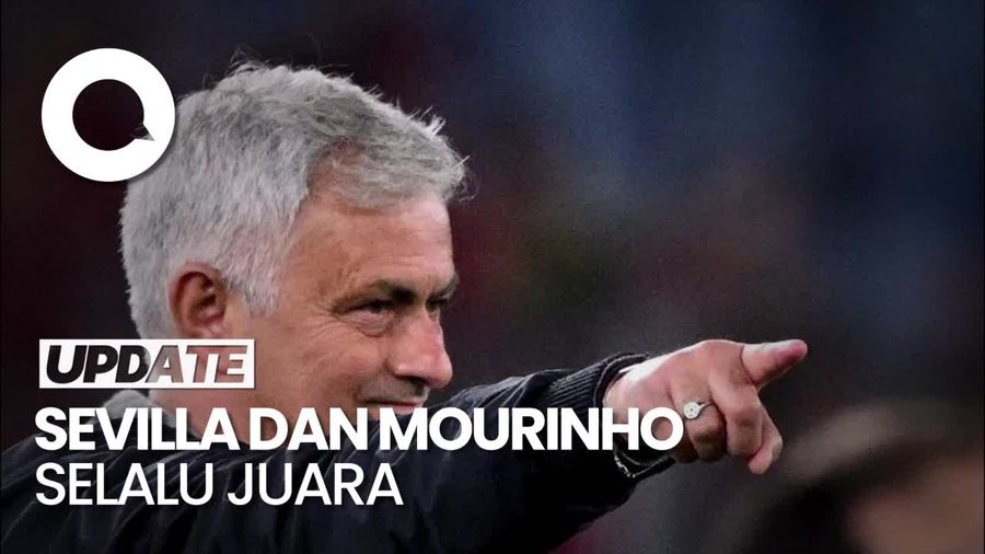 Rekor Sempurna Sevilla dan Mourinho di Final Kompetisi Eropa