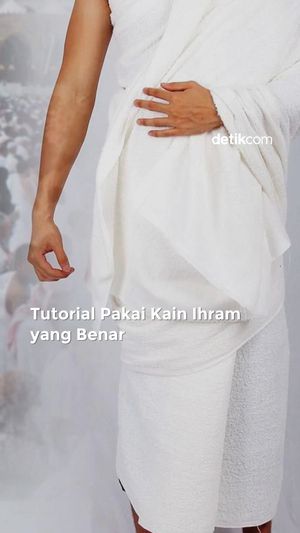 Tutorial Memakai Kain Ihram untuk Laki-laki