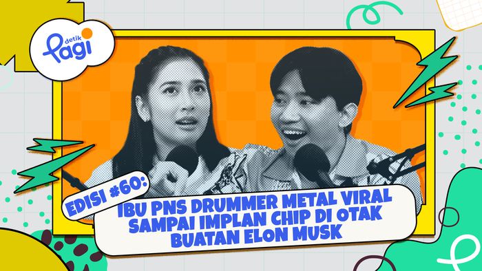 Edisi #60: Ibu PNS Drummer Metal Viral sampai Implan Chip di Otak Buatan Elon Musk