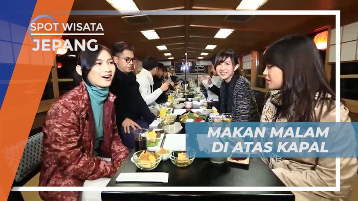 Katabune, Menikmati Lezatnya Kuliner Khas Negeri Sakura di Atas Kapal, Jepang