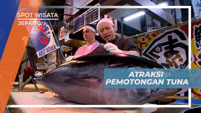 Melihat Dari Dekat Atraksi Memotong Ikan Tuna yang Menakjubkan, Jepang