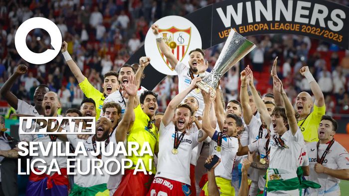 Final Liga Europa: Raut Sedih Roma, Wajah Senang Sevilla