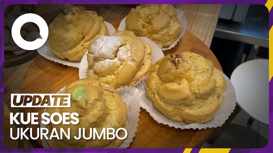 Creamy Lumer Kue Soes yang Ukurannya Sekepal Tangan Manusia