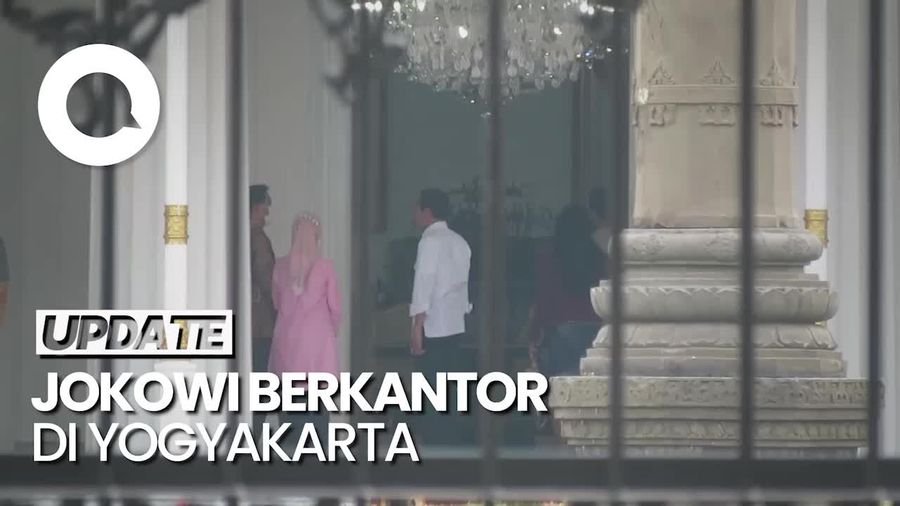 Long Weekend Bersama Kaesang, Jokowi Berkantor di Yogyakarta 