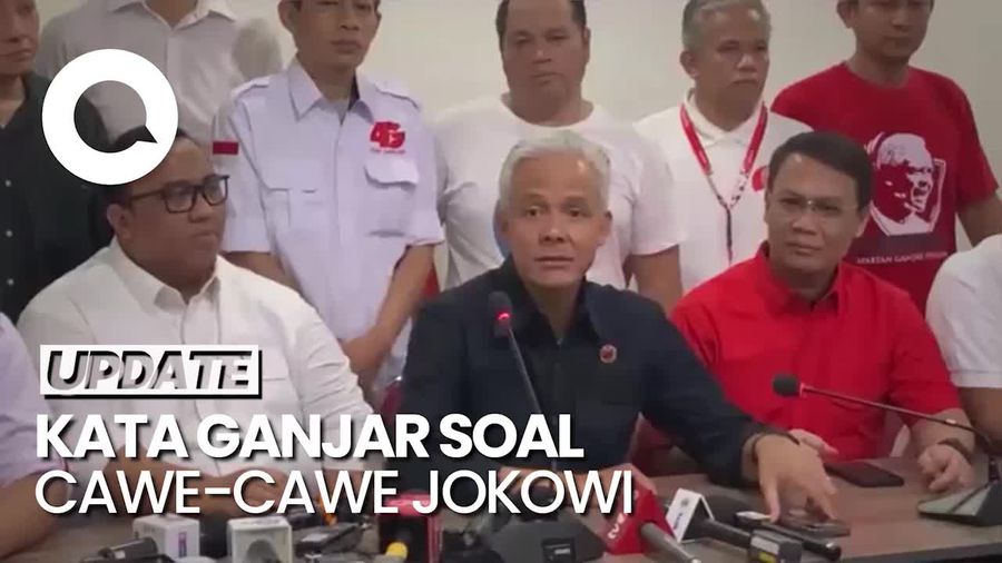 Respons Ganjar Pranowo soal Jokowi Bakal Cawe-cawe di Pilpres 2024