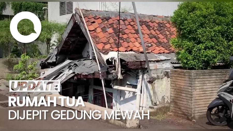 Kondisi Rumah Tua Terjepit Apartemen Mewah di Tanah Abang