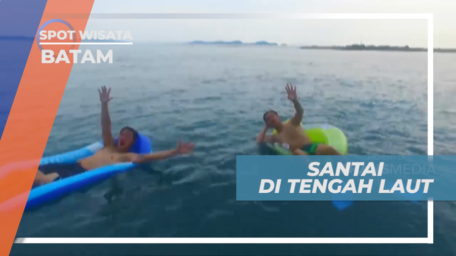 Bersantai Menikmati Suasana Damai di Tengah Laut, Batam