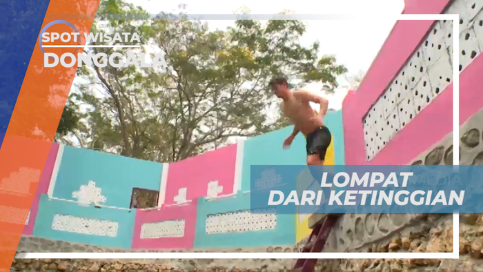 Uji Nyali, Pacu Adrenalin Melompat ke Laut dari Ketinggian, Donggala