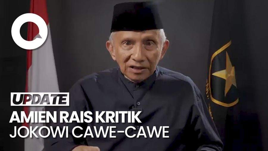 Kata Amien Rais soal Jokowi yang Bakal Cawe-cawe di Pilpres 2024
