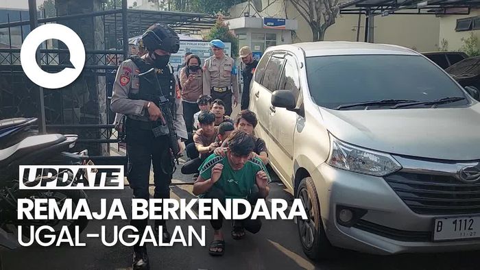  Akhir Kelompok Remaja Berkendara Ugal-ugalan Bawa Sajam di Cimahi