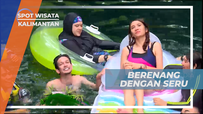 Menikmati Berenang di Kolam Gua Haji Mangku yang Jernih Bak Kaca, kalimantan Timur