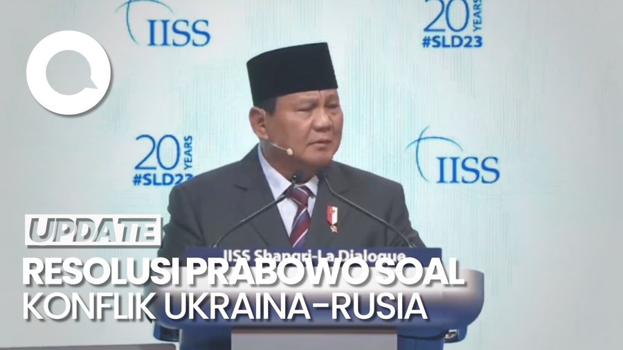 Pernyataan Lengkap Prabowo Beri Saran Resolusi Konflik Ukraina-Rusia