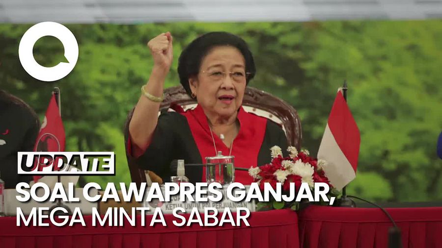 Megawati soal Cawapres Ganjar: Saya Mesti Pilih Dulu Satu-satu