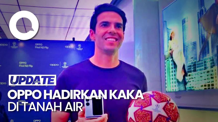 OPPO Find N2 Flip Bersama Kaka Bangun Mimpi Pecinta Sepakbola Indonesia