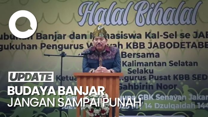 Halal Bihalal KBB, Hendropriyono Ingatkan Pentingnya Menjaga Budaya Banjar 