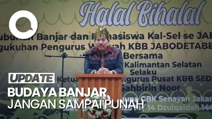 Halal Bihalal KBB, Hendropriyono Ingatkan Pentingnya Menjaga Budaya Banjar 
