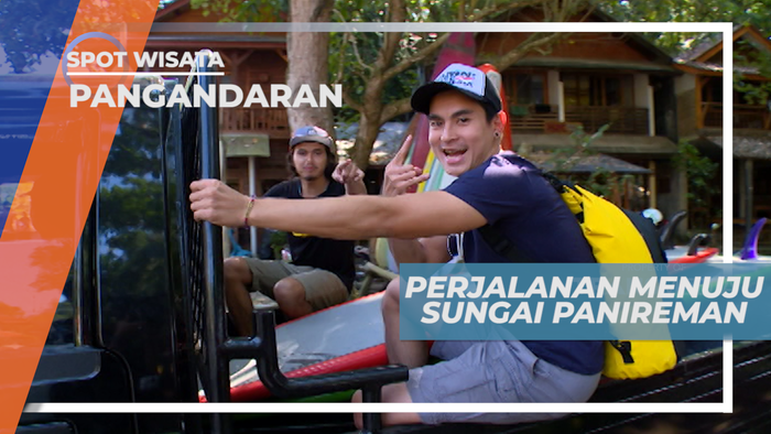 Menikmati Perjalanan Darat Naik Motor Menuju Sungai Panireman, Pangandaran