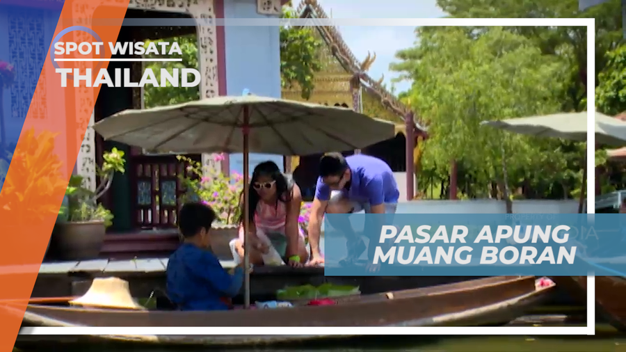 Liburan Seru, Berburu Jajanan Khas di Pasar Apung Muang Boran, Thailand