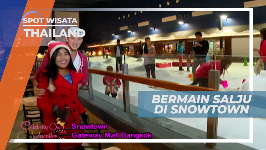 Serunya Bermain dan Merasakan Dinginnya Salju di Pusat Kota Bangkok, Thailand