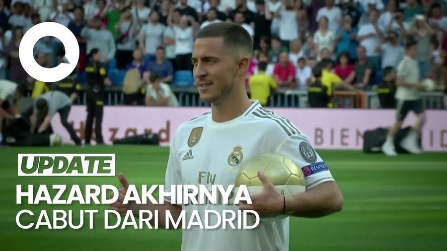 Statistik Hazard di Madrid: Banyak Cedera Dibanding Main Bola
