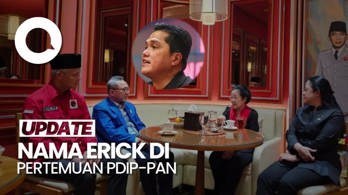 PDIP Sebut PAN Usulkan Nama Erick Thohir Jadi Cawapres Ganjar
